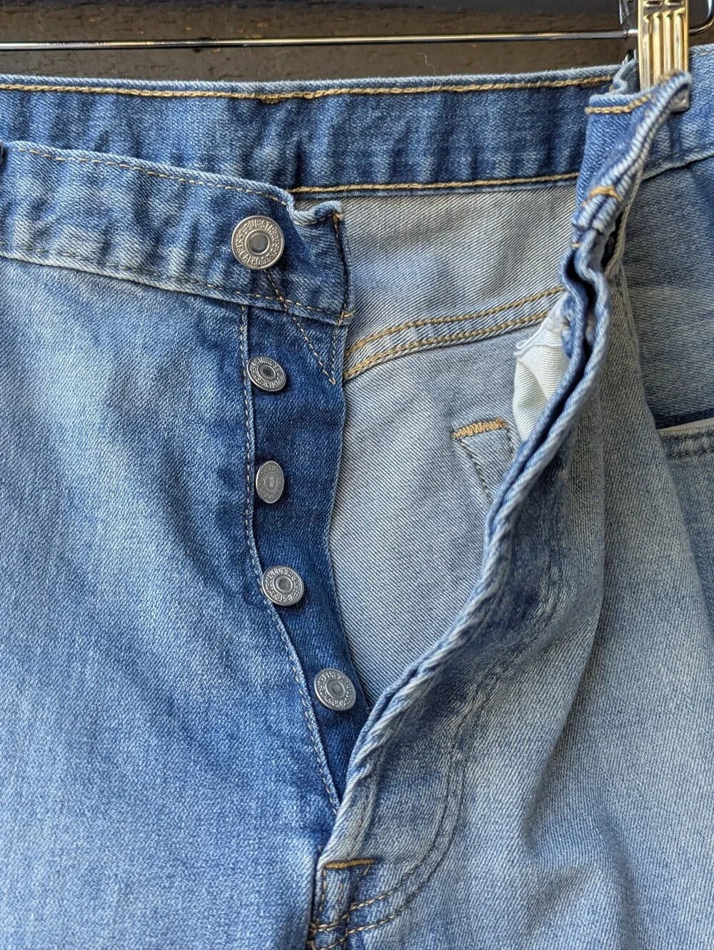 Levi's 501 Men’s Straight-Leg Jeans Size W38L32 Stretch